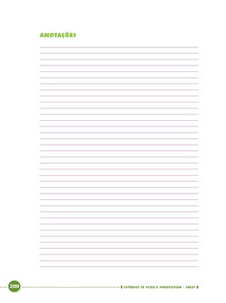   200      cadernos de apoio e aprendizagem · SmESP 
ANOTAÇÕES
 