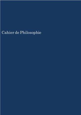 Cahier de Philosophie
 