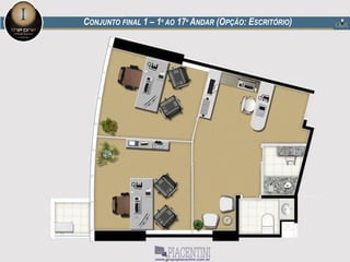 THE ONE OFFICE TOWER – JUNDIAÍ
TECNOLOGIA & INOVAÇÃO - INFRA-ESTRUTURA PARA FORRO ACÚSTICO E PISO ELEVADO
 