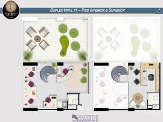 THE ONE OFFICE TOWER – JUNDIAÍ
TECNOLOGIA & INOVAÇÃO - PLANTAS MODULARES
TIPO (CONSULTORIO MÉDICO)TIPO (ADVOCASIA)
DUPLEX (PUBLICIDADE) DUPLEX ESTENDIDA
 