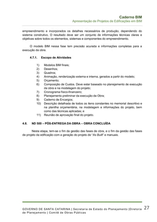 Caderno de Apresentacao de Projetos BIM | PDF