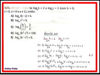 Caderno de atividades - logaritmo - módulo 5 - unidade 33 