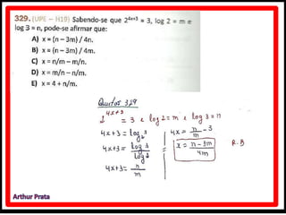 Caderno de atividades - logaritmo - módulo 5 - unidade 33 
