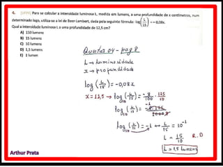 Caderno de atividades - logaritmo - módulo 5 - unidade 33 