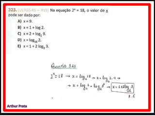 Caderno de atividades - logaritmo - módulo 5 - unidade 33 