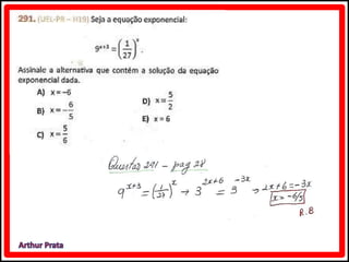 Caderno de atividades enem   módulo 4 equação exponencial