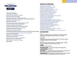 2
MAURO CARLESSE
Governador do Estado
WANDERLEI BARBOSA CASTRO
Vice-Governador do Estado
ADRIANA DA COSTA PEREIRA AGUIAR
Secretária de Estado da Educação, Juventude e Esportes
ROBSON VILA NOVA LOPES
Secretário Executivo
MARKES CRISTIANA OLIVEIRA DOS SANTOS
Superintendente de Educação Básica
LARISSA RIBEIRO DE SANTANA
Diretora de Desenvolvimento da Educação
MARCIA CRISTINA MOTA BRASILEIRO
Gerente de Educação Integral
MARISTELIA ALVES SANTOS
Coordenadora Estadual das Escolas de Ensino Médio de Tempo Integral
LAURITA MARIA PEREIRA LAURIA VELOSO GERBIS
Especialista Pedagógica
ANA PAULA DE SOUSA BARBOSA
Especialista em Gestão
NADINY MARIA ALMEIDA PARREIRA
Especialista em Infraestrutura
ANA FLÁVIA CARVALHO ACERBI
Vetor Brasil
EQUIPE DE ELABORAÇÃO
ANA FLÁVIA CARVALHO ACERBI
ANA MARIA DI SANTOS
ANA PAULA DE SOUSA BARBOSA
BERENICE SOARES DUARTE
CLAUDIA ALCANTARA DE SOUZA LIMA
DESIRÉ BONESSO ANDRIOLLO
DIONE FERREIRA DA SILVA FEITOSA
ESTER DE PAULA ALVES DA SILVA
EVELYN MONIQUE DOS SANTOS
ELISMEIRE NEVES PINHEIRO
FRANCISCA DE ASSIS MAGALHÃES OLIVEIRA
GIZELDA MOURA RODRIGUES
IRES PEREIRA LEITÃO ALVES
KÁTIA GONÇALVES DIAS
LADJASSE RODRIGUES DOS SANTOS VIANA
LAURITA MARIA PEREIRA LAURIA VELOSO GERBIS
LUCINEIDE OLIVEIRA DOS SANTOS SOUZA
MARCIA CRISTINA MOTA BRASILEIRO
MARISTELIA ALVES SANTOS
NEUSILENE PARENTE CORREIA PINTO
PATRÍCIA REGINA FERREIRA DA SILVA SÁ
ROSANGELA SOUZA TERREÇO
SAIONARA MARINHO
SCHIERLEY RÉGIA COSTA COLINO DE SOUSA
SULAVONE AQUINO MORA REIS
WANUZA CLAUDETT FERNANDES DA COSTA OLIVEIRA
COLABORAÇÃO
Acre
Equipe do Núcleo de Ensino Médio em Tempo Integral
Assessores Pedagógicos/Divisão de Ensino Médio
Maranhão
SUPCETI
Supervisão dos Centros de Educação em Tempo Integral
Unidades Regionais de Educação
Sergipe
Núcleo Gestor de Educação em Tempo Integral – NGETI
Diretorias Regionais de Educação –DREs
APOIO
Instituto Sonho Grande
DIAGRAMAÇÃO: Taoimagem Design & Propaganda
ILUSTRAÇÕES: SlidesGo
IMAGENS: As imagens deste material foram compostas com
recursos fornecidos pelo Freepik e pela SEDUC.
TIPOGRAFIAS: As tipografias utilizadas neste material foram
as famílias das fontes Calistoga, Lato e Montserrat.
 
