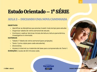 Caderno de Estudo Orientado para Ensino Médio | PDF