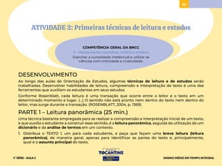 Caderno de Estudo Orientado para Ensino Médio | PDF