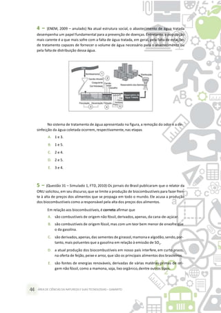 Caderno de exercícios de ciências da natureza e suas tecnologias | PPTX