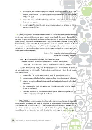Caderno de exercícios de ciências da natureza e suas tecnologias | PPTX