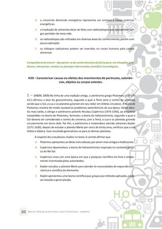 Caderno de exercícios de ciências da natureza e suas tecnologias | PPTX