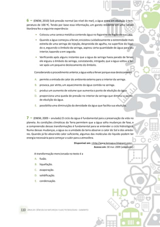 Caderno de exercícios de ciências da natureza e suas tecnologias | PPTX