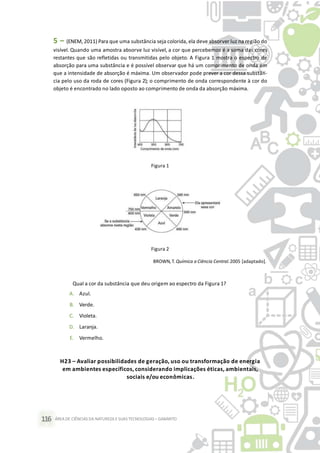 Caderno de exercícios de ciências da natureza e suas tecnologias | PPTX