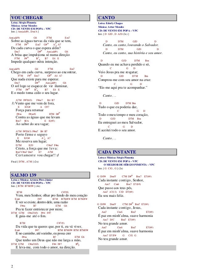 Caderno De Musicas Vcp caderno de musicas vcp