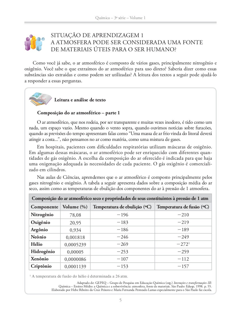Caderno Do Aluno 2018 1 Ano Volume 2 Quimica