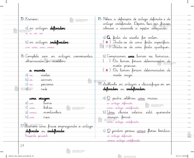 Caderno Do Futuro De Lingua Portuguesa Para O Professor 4º Ano Do En