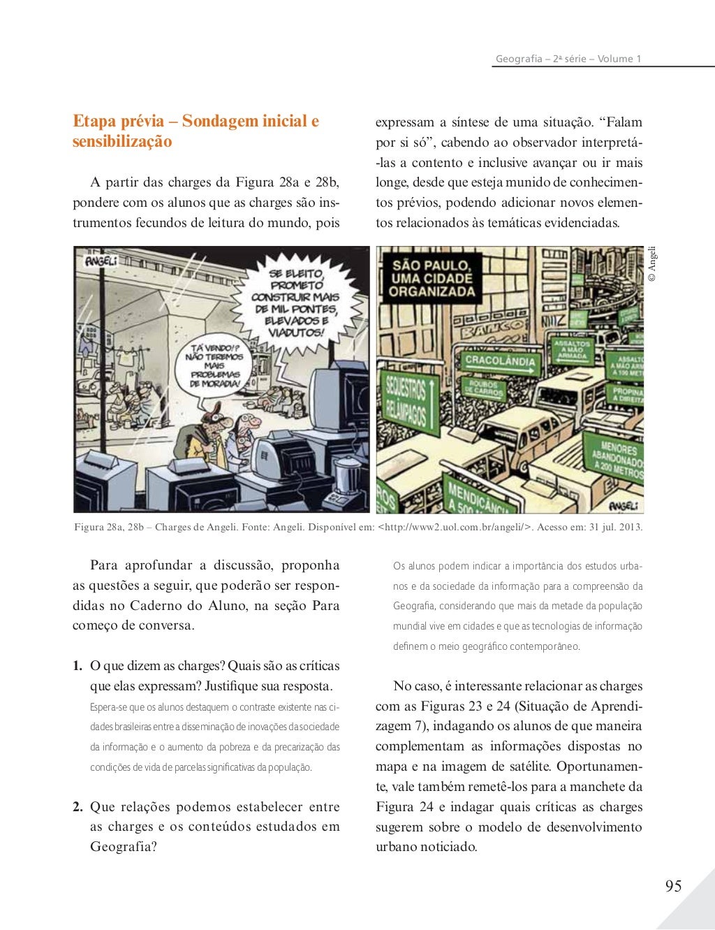 Caderno Do Aluno Volume 2 Geografia 8 Ano