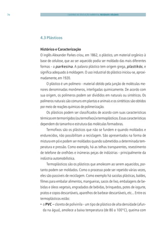 Caderno Educação Ambiental do Governo do Estado de SP - Resíduos ...