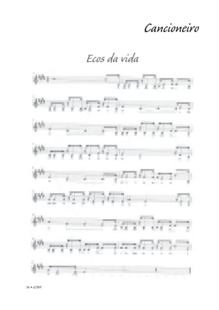 70 • EBF
Cancioneiro
Ecos da vida
 