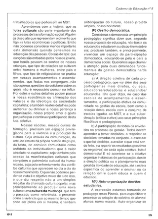 Caderno educação mst