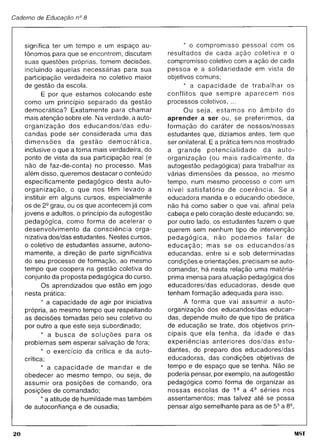 Caderno educação mst