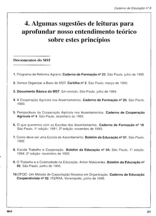 Caderno educação mst