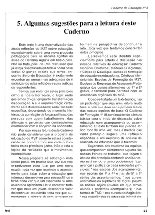 Caderno educação mst