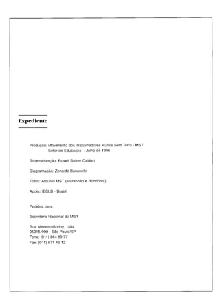 Caderno educação mst