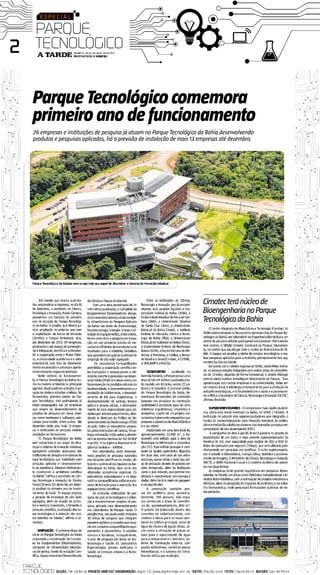 Caderno Comemorativo 1º do Parque Tecnológico da Bahia