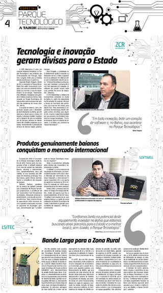 Caderno Comemorativo 1º do Parque Tecnológico da Bahia