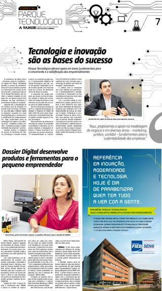 Caderno Comemorativo 1º do Parque Tecnológico da Bahia