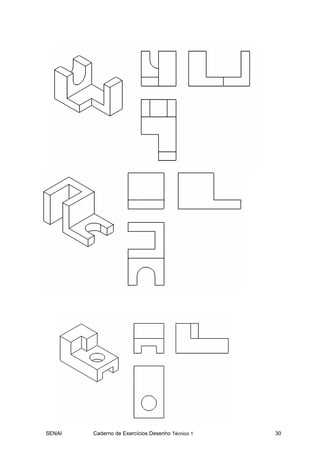 SENAI Caderno de Exercícios Desenho Técnico 1 30
 