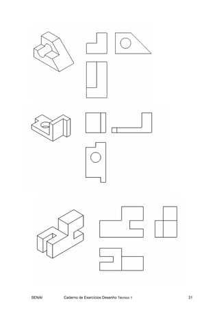 SENAI Caderno de Exercícios Desenho Técnico 1 31
 