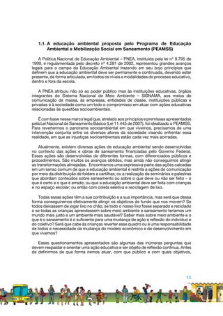 Caderno metodológico para ações de educação ambiental | PDF