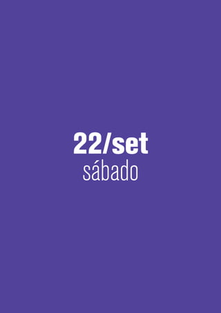 22/set
 sábado
 