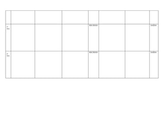 RECREIO   SAÍDA
5ª
feira




        RECREIO   SAÍDA
6ª
feira
 