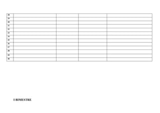 28
29
30
31
32
33
34
35
36
37
38

39
40




     I BIMESTRE
 