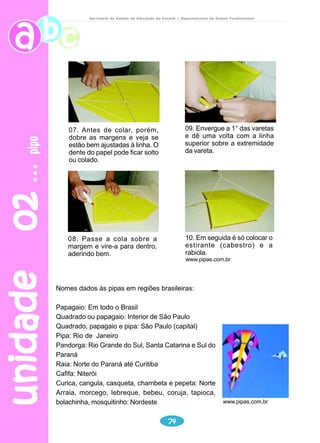 unidade 01 tartarugas 
Secretaria de Estado da Educação do Paraná / Departamento de Ensino Fundamental 
Projeto Tamar 
O projeto tartarugas marinhas fixou uma base entre a Baía do 
Sueste e a Praia do Leão, principal local de desova das tartarugas 
em todo o arquipélago. A linha de trabalho segue o verificado em 
outros postos: conscientização da população local quanto à 
necessidade de preservar os ovos e não-captura dos indivíduos 
adultos; pesquisas relativas aos hábitos das espécies; envolvimento 
do ex-pescador na preservação das tartarugas. 
Na praia do Leão e do Sancho ocorre a desova da tartaruga 
aruanã. A partir de novembro, quando se inicia o período de 
reprodução, podem ser observadas junto à superfície. De dezembro 
a maio ocorre a desova e a incubação demora 50 dias. À noite as 
tartarugas aproveitam a escuridão e a queda na temperatura e iniciam 
a jornada pela areia onde depositam seus ovos. 
A tartaruga de pente, ameaçada de extinção, não desova nesta 
região. Indivíduos desta espécie podem ser encontrados nas águas 
do arquipélago, pois o utilizam como local de crescimento e 
alimentação. 
Ao contrário do verificado na Praia do Forte, os ninhos não são 
removidos para áreas cercadas. Os locais das desovas são 
sinalizados e identificados por um bastão, permanecendo intocados 
até a eclosão dos ovos quando então ocorre o trabalho de verificação 
e contagem. Constantemente os responsáveis percorrem as praias 
procurando novos ninhos e verificando as eclosões que, 
invariavelmente, ocorrem durante a noite. 
Levantamentos estatísticos demonstram que o número de 
desovas/ano tem aumentado. Isto ocorre exclusivamente pela redução 
na captura de tartarugas já adultas e não pelo retorno de crias 
protegidas pelo TAMAR que ainda não atingiram a idade de 
procriação. 
As tartarugas não vivem junto aos locais onde se reproduzem. 
Algumas espécies percorrem milhares de quilômetros antes de 
desovarem. 
As tartarugas deixam seus ovos na mesma praia onde nasceram. 
Elas se orientam e identificam uma praia por sua peculiar 
luminosidade. Qualquer interferência humana, como luzes artificiais, 
inibe ou desorienta a desova. 
55 
Disponível em www.tamar.com.br 
 