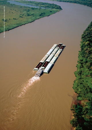 CADERNOS DE CAPACITAÇÃO EM RECURSOS HÍDRICOS – VOLUME 1
26
Foto:Transportedeminérios,RioParaguai/BancodeimagensANA
 