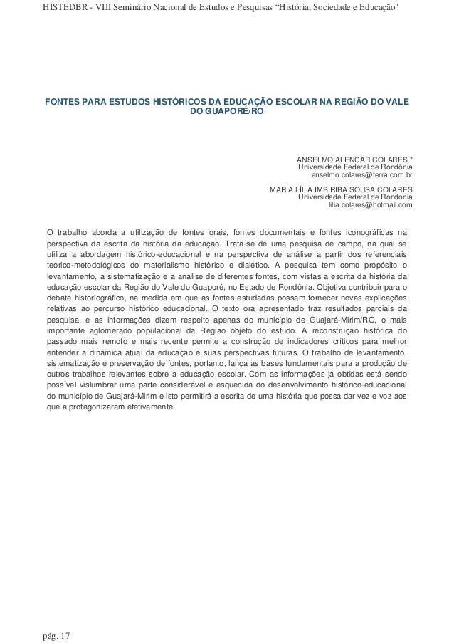 Artigo pedagogia