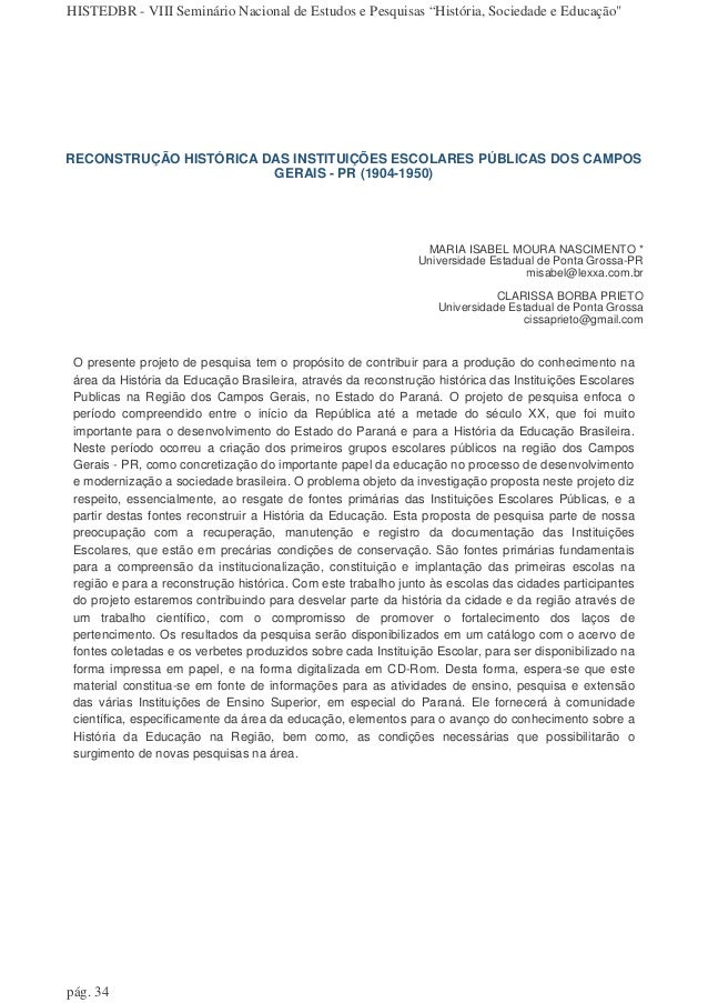 Artigo pedagogia