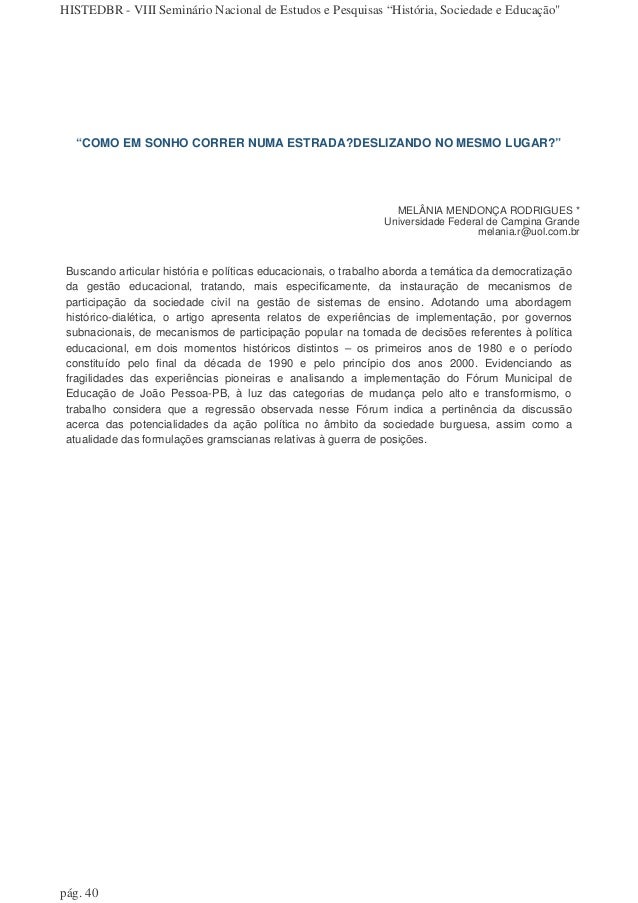 Artigo de pedagogia