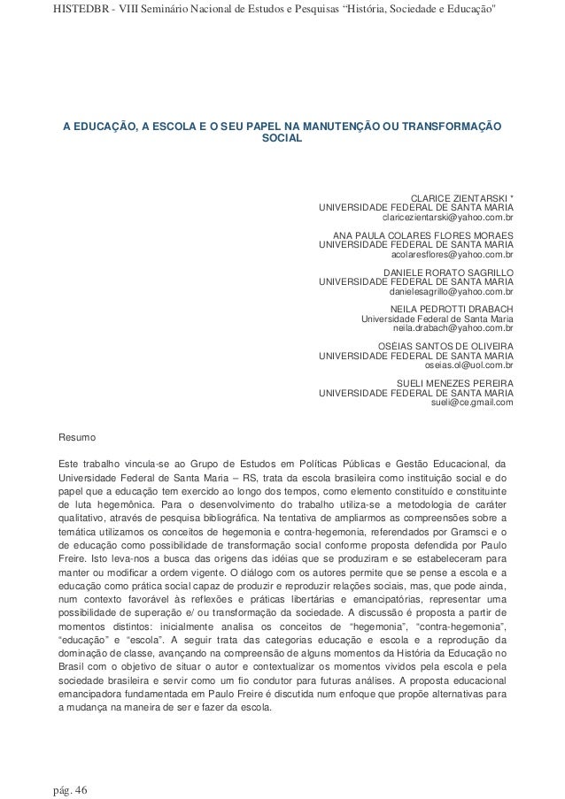 Artigo de pedagogia