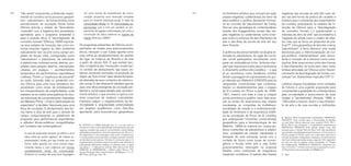 206 207
um novo mundo de experiências de comu-
nicação, propondo uma revolução completa
para um levante individual-social. A ideia de
comunidade-células ou de comunidades ex-
perimentais veio a mim em paralelo as am-
plamente divulgadas coletividades, tal como a
construção de sítios coletivos ou lugares de
habitar (Oiticica, 1969).5
Os programas ambientais de Oiticica, acom-
panhados de viradas para posicionamentos
éticos, reforçam o que Casey aponta como
uma crítica ao desaparecimento do sentido
de lugar na histórica da filosofia e da arte
a partir do século XIX. O que remete tam-
bém à trajetória das “revoluções modernas”,
no sentido de desfazimento das bases es-
téticas universais centradas na produção do
objeto da “boa forma” ideal desterritorializa-
da, alienada, de seus contextos de interlocu-
ção social. O des-ilhamento também aponta
para uma ética emergente da cocriação am-
biental e social espacializada pelo aconteci-
mento artístico, o que envolve a ruptura com
essa conjuntura de resíduos colonialistas.
Interessa realçar o reaparecimento da ter-
ritorialidade e singularidade potencializada
em projetos acadêmicos como Des-ilha,
apontando para ressonâncias geopoéticas
5 OITICICA, H. (1969). Tradução livre: “(…) so, why insist in
the old form when a new experimental world demands, and with
urgency, complete new ways of communication, mainly relating
participating propositions, sensorial experiences etc. We are in
the beginning of a new language, a new world of experiences,
in communication and proposing a complete revolution towards
an individual-social uprising. The idea of community-cells or of
experimental communities came to me side by side with that of
wide-spread collectivities, building of collective sites, or abid-
ing places (…)”. Manuscrito final de Hélio Oiticica (ref: PHO
0486/60). In. SKREBOWSKI, L. (Editor). Hélio Oiticica. “The
Senses Pointing to New Transformation”. ARTMargins, v. 7, n. 2.
MIT Press, 2018. pp. 129-135.
“não ainda” conscientes, a dimensão experi-
mental se constitui como processo geopoé-
tico – placefulness – da forma intuitiva como
acontecimento de cocriação. Desta forma,
Oiticica articula o estado de “descoberta-
-invenção” com a trajetória dos penetráveis,
apontando para o programa ambiental e
para a posição ética. A “desintegração de
conceitos formais” (Oiticica, 1969) impulsio-
na seus estados de invenção, tais como sin-
tomas-intuições ligados ao devir ambiental
radicalmente livre da arte como campo am-
pliado de forças vitais, configuradas como
“placefulness” e playfulness, de estruturas
e plataformas multissensoriais abertas, pro-
jetadas para parques abertos, intervenções
urbanas em espaços – acontecimentos
temporários em performances espontâneas
coletivas. Porém, a “espessura de presente”
ou xarkis (imersão total no presente) con-
duz Oiticica para uma nova dobradura dos
penetráveis como zonas de entrelaçamen-
tos interpenetráveis de subjetividades, onde
realizam-se as visões antecipatórias de futu-
ras estruturas de comportamento inspiradas
em Merleau-Ponty – onde a “participação do
espectador” é também flexionada para uma
ética da cocriação. O desfazimento, des-for-
ma, libera a obra de arte para o sentido de
campo comportamental ou plataforma de
propostas para performances espontâneas
e atitudes éticas-estéticas compartilhadas
em “contatos não contemplativos”.
A sala de exposição sempre se refere a uma
ideia velha de “exibir objetos”, de “objeto re-
presentação”; então, por que insistir em uma
forma velha quando um novo mundo expe-
rimental clama, e com urgência, por formas
completamente novas de comunicação.
Estamos no começo de uma nova linguagem,
negativas das escolas de arte têm suas raí-
zes nas des-forma da pintura de cavalete e
moldura para o ambiental dos experimentos
de Lissitzky, antecipando os estados de in-
venção de Oiticica para a “desintegração
de conceitos formais (...) questionando a
natureza da obra de arte” que acompanha a
“negação do artista como o criador de obje-
tos, mas que se torna um propositor de prá-
ticas”?6
Uma geopoética de devolver a terra,
“placefulness”, à terra, demarca uma virada
decolonial para a reterritorialização de cor-
pos-políticos interpenetráveis pela desco-
berta e invenção de si mesmos como outra-
mentos. Este anacronismo entre des-formas
e des-ilhamentos se torna bem claro como
síntese articulada por Oiticica como “desen-
volvimento da desintegração de formas con-
ceituais” em Subterrânea tropicália (1971).7
Lembrar utopias inacabadas como vontades
de futuros é uma urgente proposição para
compreender a gravidade do contemporâneo
pela circularidade e anacronismo de suas
viradas e “cambalhotas” (Amaral, 1986, p.
139) sobre si mesmo. Assim, o des-ilhamen-
to da arte e de suas escolas e instituições
6 Resumo Série Conglomerado subterranean TROPICÁLIA
PROJECTS. Texto enviado para a Universidade de Buffalo,
na qual Helio Oiticica descreve seus projetos PN10, PN11,
PN12, PN13, que formariam o conglomerado subeterranean
TROPICÁLIA PROJECTS. Este grande projeto havia sido
pensado para o Central Park de Nova York. São penetráveis
que preveem a possibilidade de performances. H. O. anuncia um
terceiro projeto (o PN15). Junto com a descrição, menciona a
inclusão de plantas e fotografias e maquetes. As performances
não foram ainda explicitadas porque, segundo H.O., dependem
do local em que os projetos serão construídos. In. “Projeto
dos Subterranean TROPICÁLIA PROJECTS”. Disponível em:
http://54.232.114.233/extranet/enciclopedia/ho/index.
cfm?fuseaction=documentos&cod=498&tipo=2
7 Idem.
do fenômeno artístico que colocam em ação
utopias negativas, subterrâneas, em favor da
ética-estética e política decolonial intrínse-
ca ao conceito de “placefulness” de Casey.
Tem-se uma genealogia do contemporâneo
através dos engajamentos sociais das uto-
pias negativas ou subterrâneas como siner-
gias entre os esforços de des-ilhamentos da
arte e des-ilhas da escola de arte em seu
devir-floresta.
A potência decolonial também se dá pela re-
tomada do placefulness, do lugar da cocria-
ção social participativa reconhecida como
parte da ambivalência entre “sintoma-intui-
ção” que impulsiona a arte para a autonomia
e situamento político-ético-estético – o que
já se reconhecia como tendência intuitiva
desde a passagem do suprematismo do gru-
po liderado por Malevitch (UNOVIS) para as
vanguardas construtivistas que contextua-
lizaram os desdobramentos para o espaço
de El Lissitzky em Proun a partir de 1920-
1921, mesmo com toda a crise e colapso
social, econômico e político russo. Vale rever,
sob as lentes do anacronismo das utopias
inacabadas, as conquistas da multidimen-
sionalidade da criação e a multissensoriali-
dade do fenômeno e da experiência estéti-
ca da concepção de Proun de El Lissitzky,
que antecipavam horizontes construtivistas
geopoéticos para a fenomenologia do ato
(Bakhtin, 1999) na vivência em corpos-po-
líticos instituintes de placefulness e playful-
ness. Justapõem-se utopias inacabadas e
distopias de uma revolução social com a
vontade de futuro como zonas de conver-
gência e fricção entre arte e vida. Estes
posicionamentos ressurgem na proposta
Desilha como instituintes de imaginários
marginais nomádicos. O quanto das utopias
 