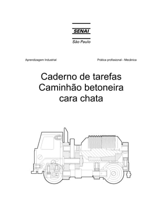 Aprendizagem Industrial Prática profissional - Mecânica
Caderno de tarefas
Caminhão betoneira
cara chata
 
