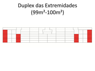 Duplex das Extremidades
(99m²-100m²)
 