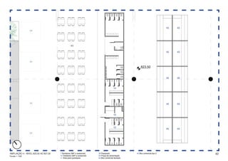 45   45
                 11




                                                   43

                                                                                                                              45   45



                 11

                                                                                                        823,50


                                                                                                                              45   45



                                                                                         10




                 11                                                                                                           45   45



                                                                                         10




                                                                                         10
                                                                                                                              45   45
                 11




AMPLIAÇÃO 4 - NÍVEL 823,50 AO 827,00   7 Sanitários (M/F e acessível)    39 Passarela               45 Box comercial tipo 2             62
Escala 1 / 500                         10 Vestiários (M/F e acessível)   43 Praça de alimentação
                                       11 Área para quiosques            44 Box comercial fechado
 