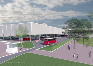 Fig. 74 - Perspectiva a partir da Praça da estação
 