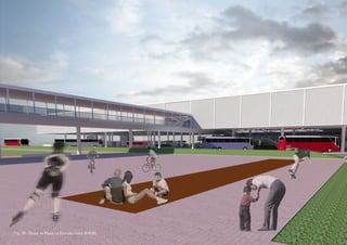 Fig. 76 - Deque na Praça da Estação - nível 816,50
 